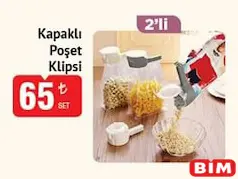 KAPAKLI POŞET KLİPSİ 2'Lİ fiyat ve kampanya bilgisi